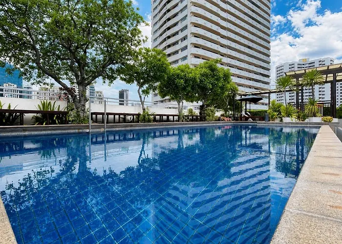 500m Bts L Large 53 Sqm L Rooftop Pool 公寓 曼谷